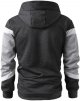 Mens Hoodie Multicolor Panel Sweatshirt Long Sleeve Sports Tops