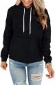 Womens Hoodies Comfy Long Sleeve Hooded Sweatshirt Pullover for Women Casual Tops with Pocket