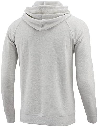 Men's Casual Athletic Midweight Comfy Soft Active Sports Pullover Hoodie Sweatshirt