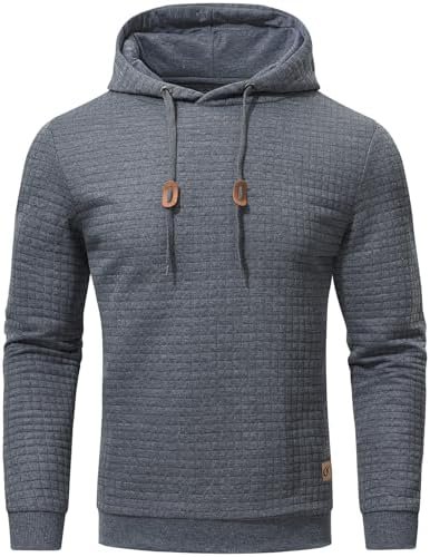 Men's Casual Pullover Hoodies Long Sleeve Hooded Sweatshirts