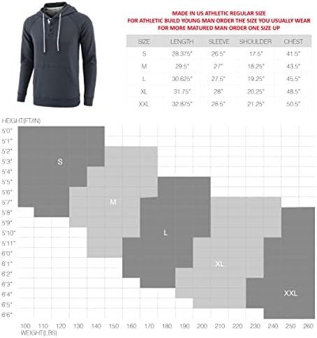 Men's Casual Athletic Midweight Comfy Soft Active Sports Pullover Hoodie Sweatshirt